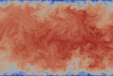 Symbolic image of a turbulent flow